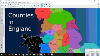 Y4 Geography Counties of the UK [upl. by Ailene]