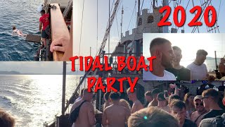 TIDAL BOAT PARTY  ZANTE 2020  LADS HOLIDAY [upl. by Eeresid]