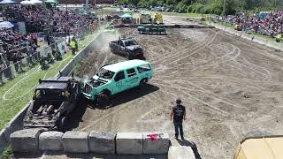 Huntingdon Fair  Demolition Derby Hit 2 [upl. by Lenhart]