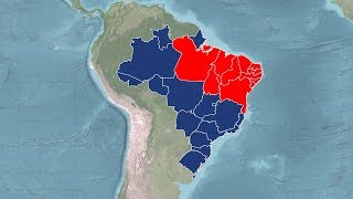 Brazilian Presidential Election Results 19452018 [upl. by Liarret]