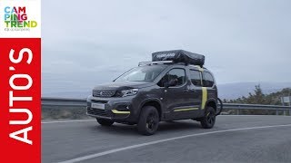 Peugeot Rifter 4x4 concept  Campingtrend [upl. by Faucher]