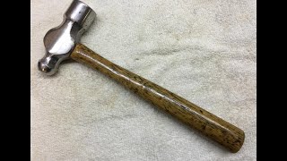 Ball Peen Hammer Restore and Handle Reset [upl. by Ainitsirhc]