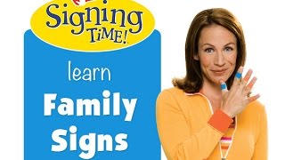 Family Signs from the Signing Time Online Class [upl. by Arsuy]