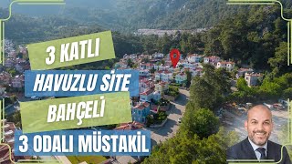 HAVUZLU SİTE BAKIMLI MÜSTAKİL SATILIK EV  Marmaris Satılık Ev [upl. by Digirb]