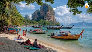 Ao Nang Beach Krabi🇹🇭 Exploring the Jewel of Thailands Andaman Coast 4K HDR [upl. by Linda]