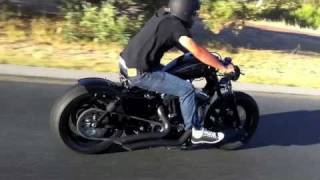 2010 Harley Davidson nightster Fat bobber ride check my new video out [upl. by Elizabet]