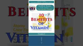 10 benefits of vitamin C  Atomy vitamin C [upl. by Ahsyekal]