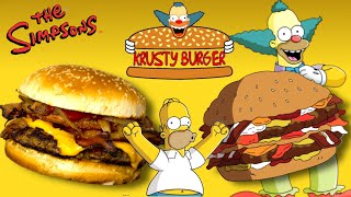 Udělal jsem Krusty burger ze seriálu Simpsonovi [upl. by Aline]