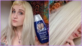 Toning Hair With Shampoo To Icy White [upl. by Genni217]