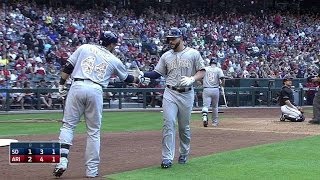 SDARI Alonso drives a solo home run to rightcenter [upl. by Ellak]