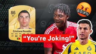 Footballers React To Their FIFA 25 Ratings  Haaland Mbappe amp More [upl. by Attena949]