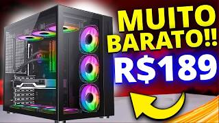 TOP 5 Melhores GABINETES GAMER CUSTO BENEFÍCIO E BARATOS Com Fans 2024 ATUALIZADOS E COMPLETOS [upl. by Elatia]