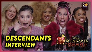 Descendants The Rise of Red Cast Reenact Getting the Role amp Share First Descendants Memories [upl. by Enneire316]