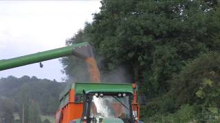 HARVEST  MOISSON du blé avec une John Deere 9580 WTS [upl. by Iams]