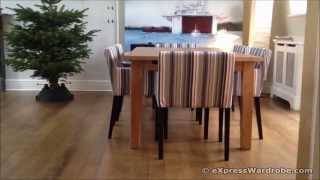 IKEA STORNAS Extendable Dining Table NILS Chair with Armrests Design [upl. by Eldoree13]