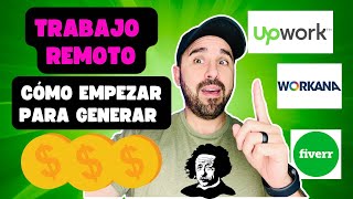 COMO EMPEZAR EN EL TRABAJO REMOTO DESDE CERO [upl. by Anerys]