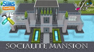 The Sims FreePlay 🛠 LIVE BUILD ⚠️  🍷🏛 SOCIALITE MANSION Designed by Joy [upl. by Ihskaneem298]