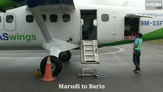 First time fly with MASwing DHC6 400 twin otter [upl. by Crescin126]