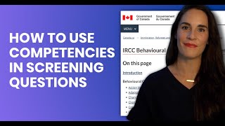 Answering screening questions using competencies [upl. by Alekal628]