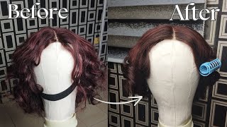 Revamp Your Bouncy wigs in 5 simple Steps [upl. by Haduhey691]