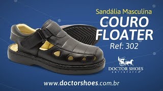 Sandália Masculina em Couro Floater – Doctor Shoes [upl. by Pedrotti423]