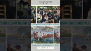 AUGUSTE RENOIR parishistoryRenoirParisLegendsParisCelebrityGuideExploreParis YouTubeShorts [upl. by Yrakcaz]