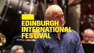 Charles Dance performs Coplands Lincoln Portrait  2017 International Festival [upl. by Maxy525]