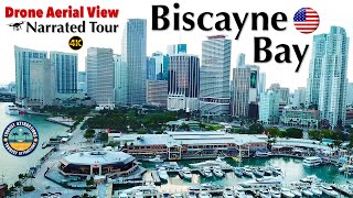 Ultimate Miami Drone Narrated Tour 🚁 Biscayne Bay Aerials 🌴 4K [upl. by Peppi]