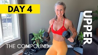 DAY 4 Dumbbell Workout UPPER BODY 30min at home [upl. by Eilyr793]