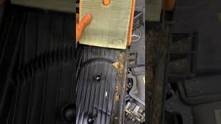 Replace or clean Mercedes c300 air filter [upl. by Ahtelat]