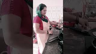 Roti making haryana cookingvideo love [upl. by Ydualc]