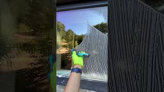 soapy squeegee windowcleaning cleaning dirtytoclean cleaningtiktok relaxingcleaning satisfyi [upl. by Annodal]