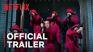 Money Heist Korea  Joint Economic Area Part 2  Official Trailer  Netflix [upl. by Gnivri45]