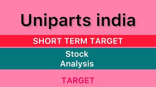 UNIPARTS INDIA STOCK TARGET 🔯 UNIPARTS STOCK ANALYSIS  UNIPARTS STOCK NEWS UPDATE STOCK 170924 [upl. by Eimmaj]