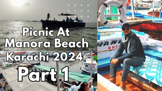 Picnic at Manora Beach Karachi 2024  Fun in the Sun  Part 1 [upl. by Senoj]