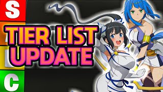 ARTEMIS SHAKES UP THE TIER LIST BIG CHANGES TIER LIST UPDATE Danmachi Battle Chronicle [upl. by Rhyner]