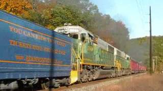 Reading amp Nothern 425 Fall Foliage Special  Thorpe to Port [upl. by Dace]