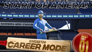 1 Cricket 24 My Career Mode Debut Match amp Much More  The Start of an Era  RahulRKGamer [upl. by Davon]