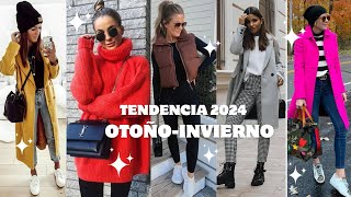 5 COLORES TENDENCIA 2024 OUTFITS OTOÑO INVIERNO 2024 looks CASUALES en TENDENCIA [upl. by Humphrey]