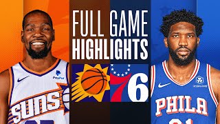 SUNS at 76ERS  FULL GAME HIGHLIGHTS  November 4 2023 [upl. by Atener]