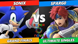 Supernova 2024 GRAND FINALS  Sonix Sonic Vs Spargo Pyra Mythra Roy Smash Ultimate  SSBU [upl. by Isyad]