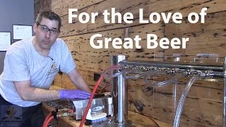 How to clean draft beer lines Circulation Method [upl. by Malory873]