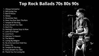 Top Rock Ballads 70s 80s 90s [upl. by Fiora]