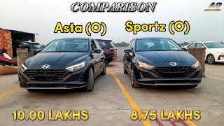 2024 Hyundai I20 Facelift Asta O VS Sportz O  Detailed Comparison Review  Who Will Win 🤔🤔 [upl. by Naret]