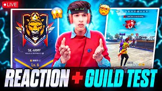 FREE FIRE LIVE GUILD TEST ❌ JUST FOR FUN ✅ FACECAM LIVE freefire shortsfeed freefirelive viral [upl. by Melcher498]