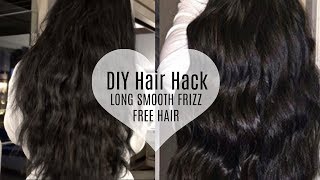 HOW TO GET LONG HEALTHY FRIZZ FREE HAIR Naturally  DIY FRIZZY HAIR HACK 😱 IN 1 MINUTE [upl. by Eislehc]