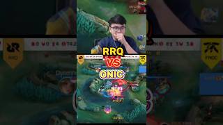 RRQ VS ONIC game 1🔥 mobilelegends mlbb mplids14 mpl rrq rrqkingdom onic sonic shorts [upl. by Eenoj]