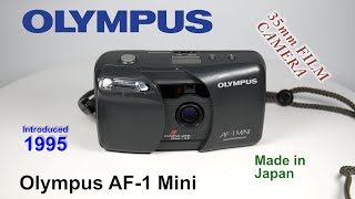 1995 Olympus AF1 Mini  35mm Film Camera [upl. by Yrrem779]