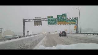 tormenta de nieve en estados unidos en estado de Pennsylvania [upl. by Mano342]