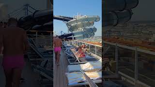 MSC Seaside Have you been on this ship of glass travel slide cruise shorts msc [upl. by Bartel]